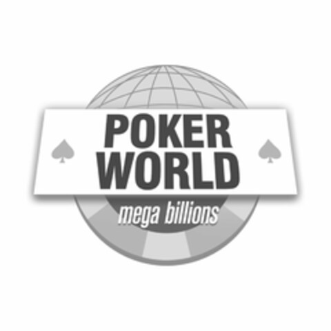 POKER WORLD MEGA BILLIONS Logo (USPTO, 05/28/2019)