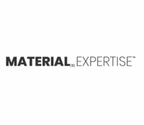 MATERIAL(S) EXPERTISE Logo (USPTO, 06/13/2019)