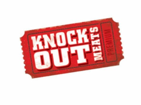 KNOCK OUT MEATS PREMIUM Logo (USPTO, 22.07.2019)