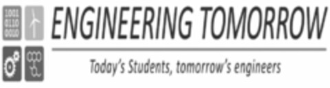 ENGINEERING TOMORROW TODAY'S STUDENTS, TOMORROW'S ENGINEERS 1001 0110  0010 Logo (USPTO, 17.12.2019)