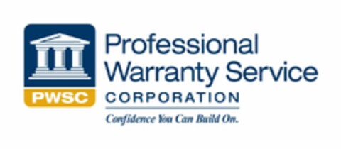 PWSC PROFESSIONAL WARRANTY SERVICE CORPORATION CONFIDENCE YOU CAN BUILD ON. Logo (USPTO, 18.05.2020)