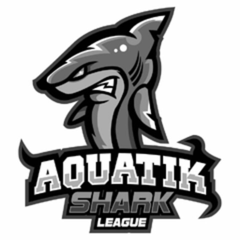 AQUATIK SHARK LEAGUE Logo (USPTO, 21.08.2020)