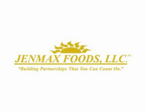 JENMAX FOODS, LLC. "BUILDING PARTNERSHIPS THAT YOU CAN COUNT ON." Logo (USPTO, 05.02.2009)