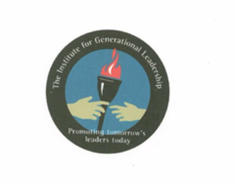 THE INSTITUTE FOR GENERATIONAL LEADERSHIP PROMOTING TOMORROW'S LEADERS TODAY Logo (USPTO, 16.06.2009)