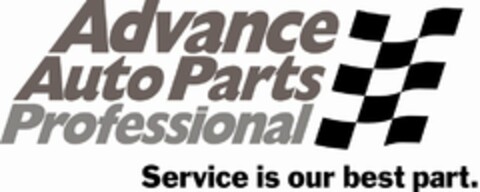 ADVANCE AUTO PARTS PROFESSIONAL SERVICE IS OUR BEST PART. Logo (USPTO, 01/17/2011)