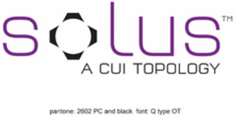 SOLUS A CUI TOPOLOGY Logo (USPTO, 06.07.2011)