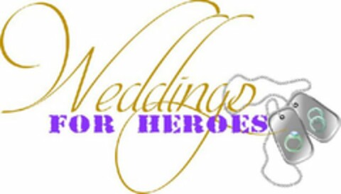 WEDDINGS FOR HEROES Logo (USPTO, 08/11/2011)