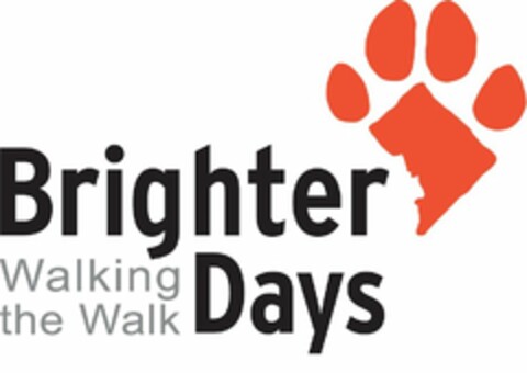 BRIGHTER DAYS WALKING THE WALK Logo (USPTO, 08/14/2011)