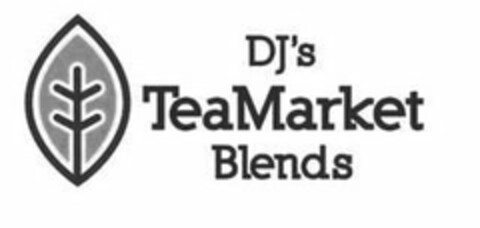 DJ'S TEAMARKET BLENDS Logo (USPTO, 03/22/2012)