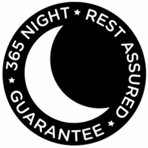 365 NIGHT REST ASSURED GUARANTEE Logo (USPTO, 25.07.2012)