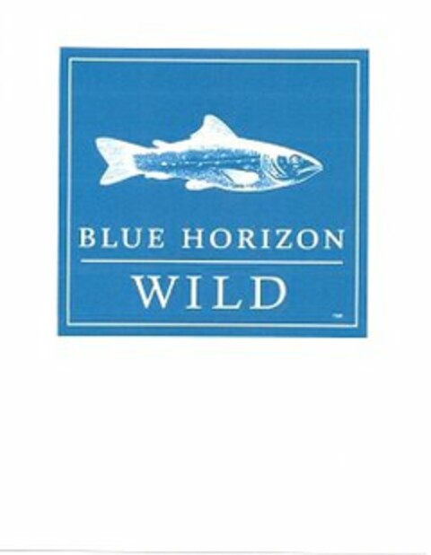 BLUE HORIZON WILD Logo (USPTO, 11/27/2012)