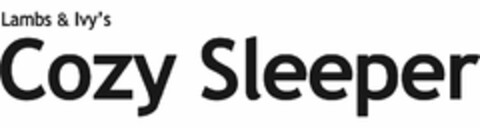 LAMBS & IVY'S COZY SLEEPER Logo (USPTO, 16.05.2013)