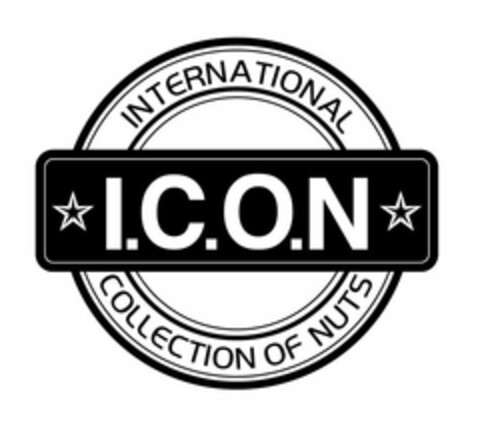 I.C.O.N. INTERNATIONAL COLLECTION OF NUTS Logo (USPTO, 01.08.2013)