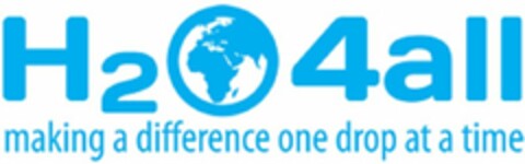 H2O4ALL MAKING A DIFFERENCE ONE DROP AT A TIME Logo (USPTO, 03/02/2015)