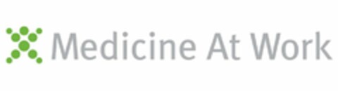 MEDICINE AT WORK Logo (USPTO, 10/27/2015)