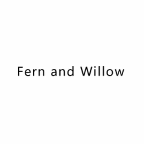 FERN AND WILLOW Logo (USPTO, 09/09/2016)