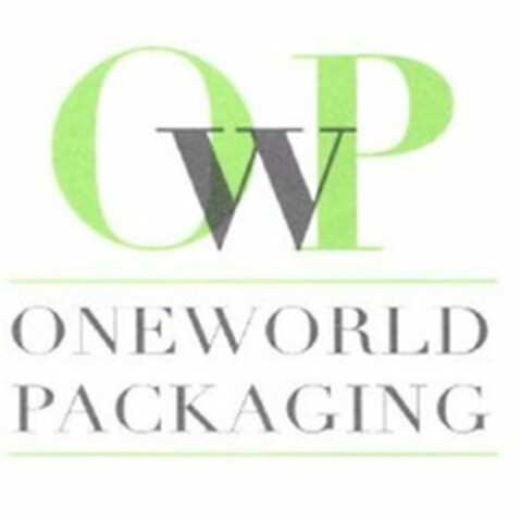 OWP ONEWORLD PACKAGING Logo (USPTO, 15.02.2017)