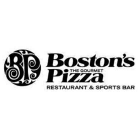 BP BOSTON'S THE GOURMET PIZZA RESTAURANT & SPORTS BAR Logo (USPTO, 02/20/2017)