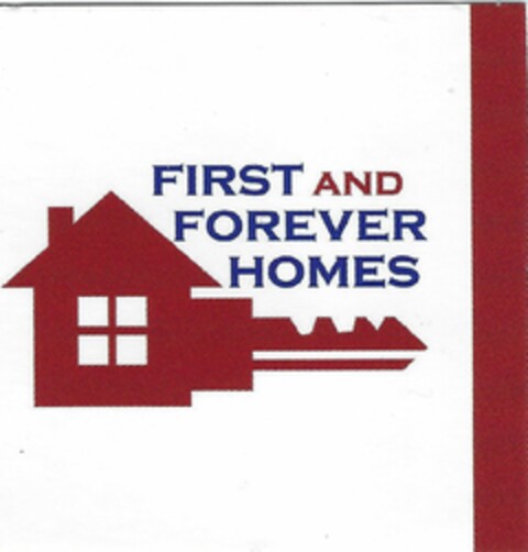 FIRST AND FOREVER HOMES Logo (USPTO, 03/14/2017)