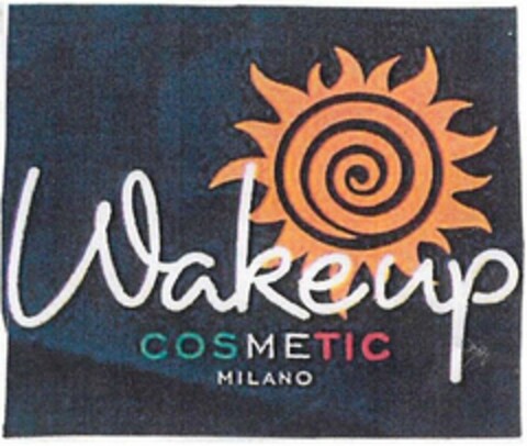 WAKE UP COSMETIC MILANO Logo (USPTO, 24.04.2017)