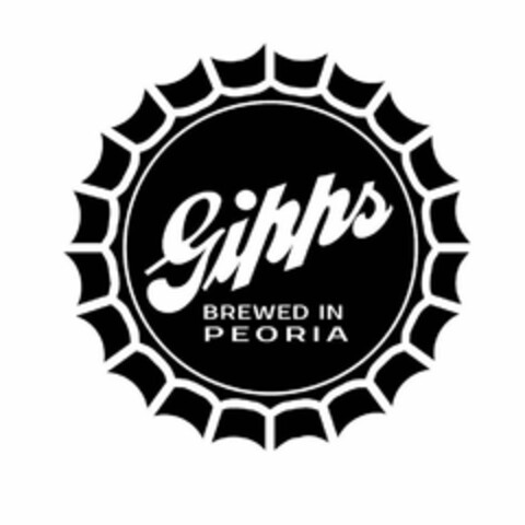 GIPPS BEER BREWED IN PEORIA Logo (USPTO, 11.04.2018)