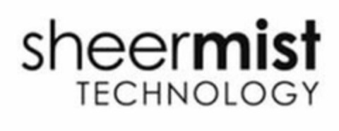SHEERMIST TECHNOLOGY Logo (USPTO, 04/02/2019)