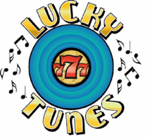 LUCKY TUNES 777 Logo (USPTO, 04/25/2019)