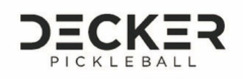 DECKER PICKLEBALL Logo (USPTO, 24.05.2019)