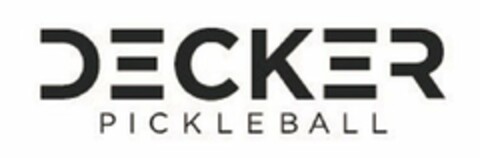 DECKER PICKLEBALL Logo (USPTO, 05/24/2019)