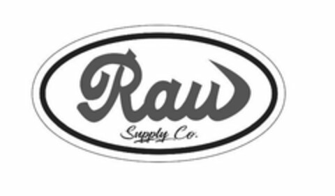 RAW SUPPLY CO. Logo (USPTO, 03/12/2020)