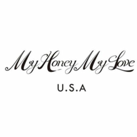 MY HONEY MY LOVE U.S.A Logo (USPTO, 22.04.2020)