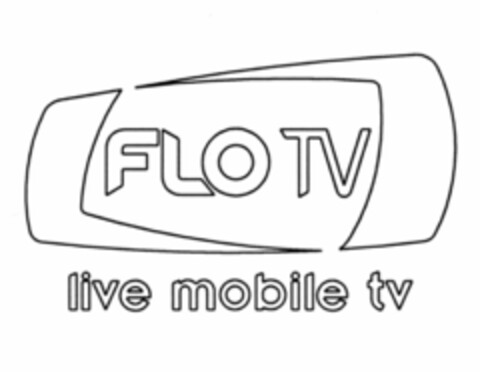 FLO TV LIVE MOBILE TV Logo (USPTO, 09/10/2009)