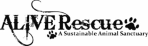 ALIVE RESCUE A SUSTAINABLE SANCTUARY Logo (USPTO, 17.12.2009)