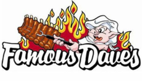 FAMOUS DAVE'S Logo (USPTO, 27.08.2010)