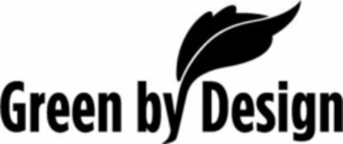 GREEN BY DESIGN Logo (USPTO, 09/15/2010)