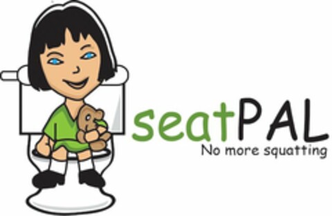 SEATPAL NO MORE SQUATTING Logo (USPTO, 03/22/2011)