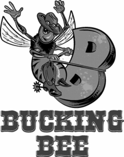 B BUCKING BEE Logo (USPTO, 04/03/2011)