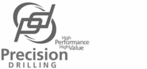 PD PRECISION DRILLING HIGH PERFORMANCE HIGH VALUE Logo (USPTO, 04.05.2011)