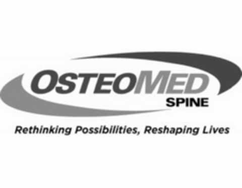 OSTEOMED SPINE RETHINKING POSSIBILITIES, RESHAPING LIVES Logo (USPTO, 26.10.2011)