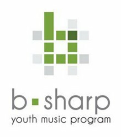 B SHARP YOUTH MUSIC PROGRAM Logo (USPTO, 30.04.2012)