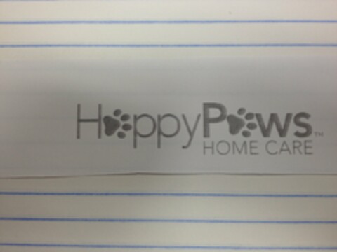 HAPPY PAWS HOME CARE Logo (USPTO, 09/25/2012)