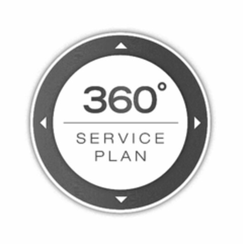 360° SERVICE PLAN Logo (USPTO, 10.10.2012)