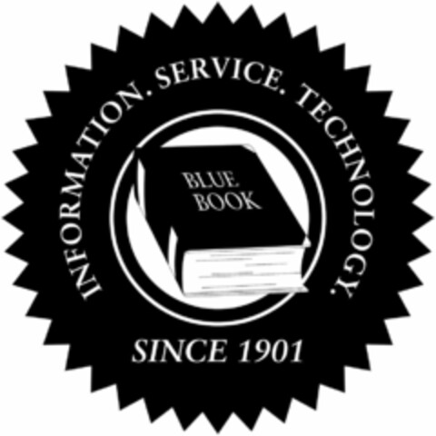 BLUE BOOK INFORMATION. SERVICE. TECHNOLOGY. SINCE 1901 Logo (USPTO, 06/11/2013)