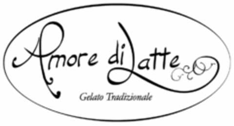 AMORE DI LATTE GELATO TRADIZIONALE Logo (USPTO, 18.11.2013)