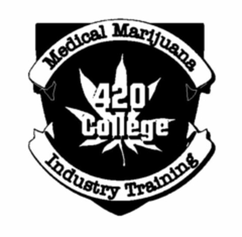 MEDICAL MARIJUANA 420 COLLEGE INDUSTRY TRAINING Logo (USPTO, 20.08.2014)