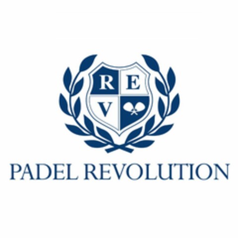 REV PADEL REVOLUTION Logo (USPTO, 22.01.2015)