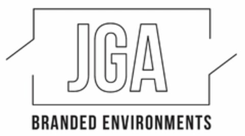 JGA BRANDED ENVIRONMENTS Logo (USPTO, 29.04.2016)