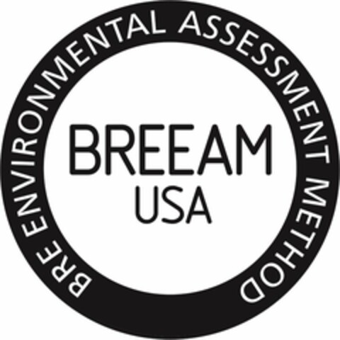 BRE ENVIRONMENTAL ASSESSMENT METHOD BREEAM USA Logo (USPTO, 16.09.2016)