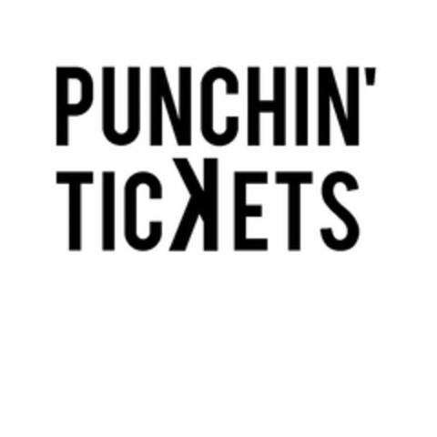 PUNCHIN' TICKETS Logo (USPTO, 23.06.2017)