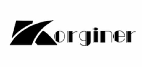 KORGINER Logo (USPTO, 01.09.2017)